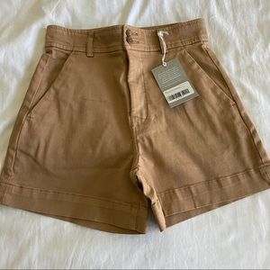Everlane way high canvas shorts